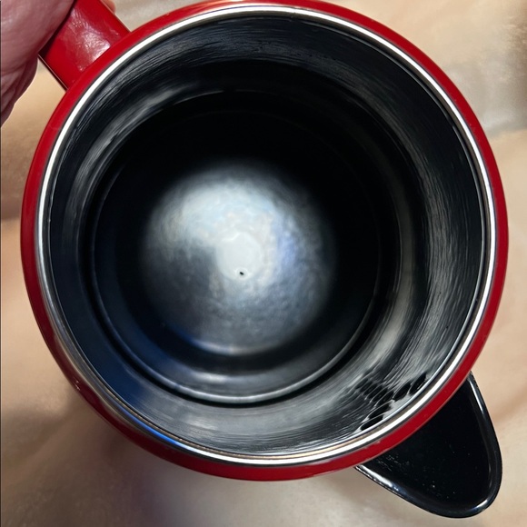 TEMPTATIONS BY TARA ☕️ RED FLORAL LACE OVEN/STOVETOP SAFE PERCULATOR COFFEE POT - Picture 6 of 13